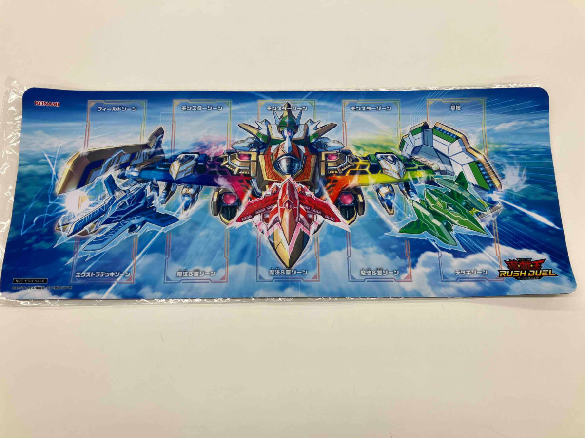 遊戯王ラッシュデュエル　ラバー製デュエルフィールド超魔旗艦マグナムオーバーロード_画像1