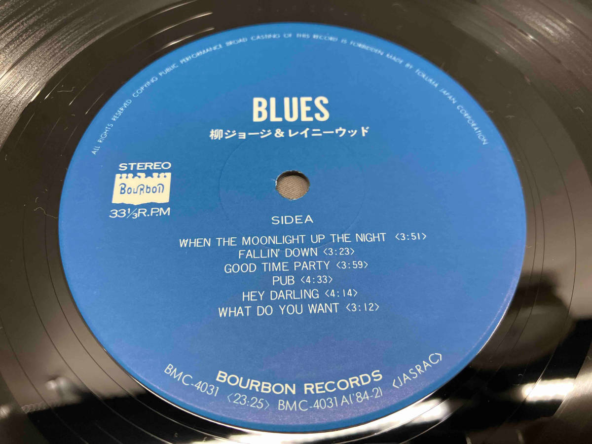 【LP盤日本】柳ジョージ&レイニーウッド / BLUES （BMC-4031）_画像4