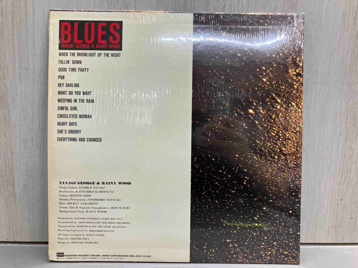 【LP盤日本】柳ジョージ&レイニーウッド / BLUES （BMC-4031）_画像2