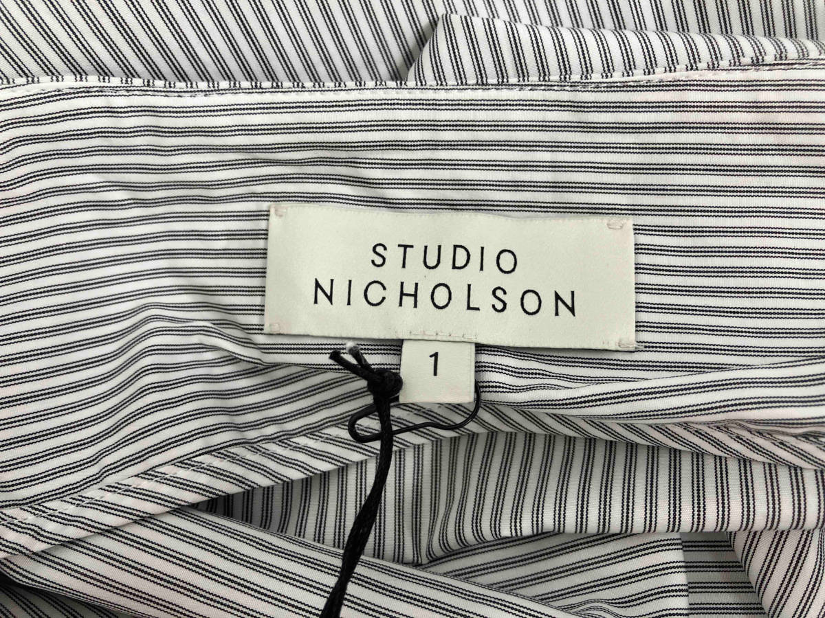 【値下げ】未使用品 タグ付き STUDIO NICHOLSON スカート ストライプ柄 Sサイズ_画像2