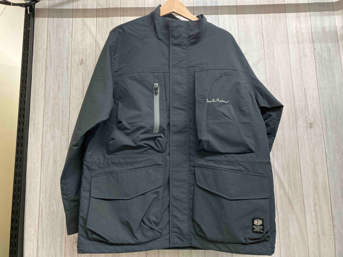 Deus Ex Machina デウスエクスマキナPATHFINDER NYRON FIELD JACKET グレー マウンテンパーカー Lサイズ_画像1