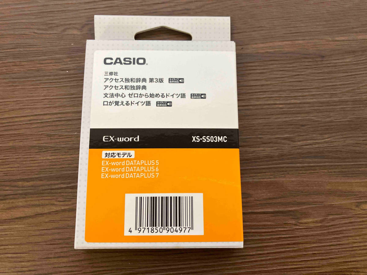 現状品 動作確認済 CASIO EX-word 電子辞書用　追加コンテンツカード　アクセス独和/和独辞典 ドイツ語　XS-SS03MC_画像1