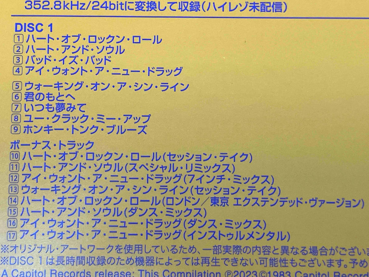 ヒューイ・ルイス&ザ・ニュース CD SPORTS +22(生産限定盤)(UHQCD/MQA-CD)_画像3