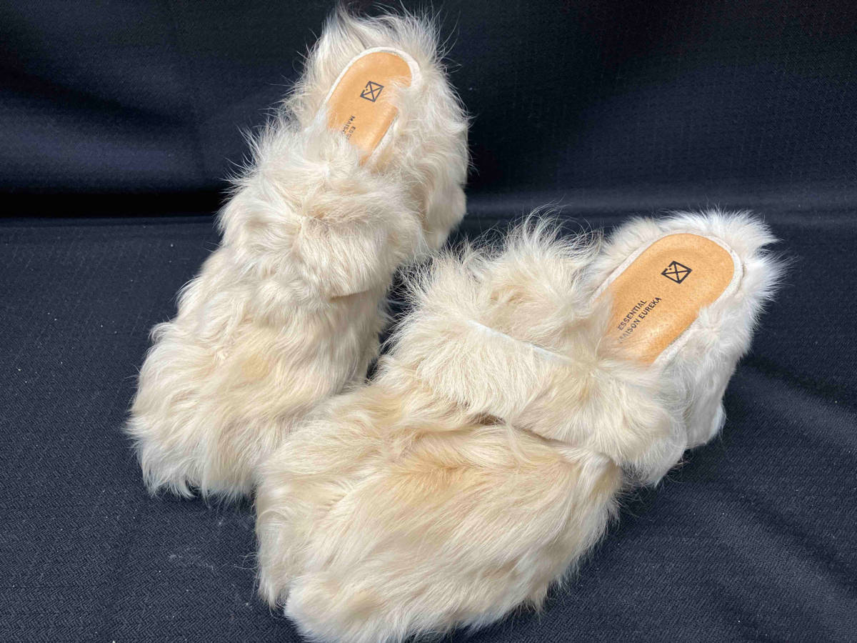 MAISON EUREKA サンダル 冬サンダル LAMB FUR MULES サイズ：23.5cm