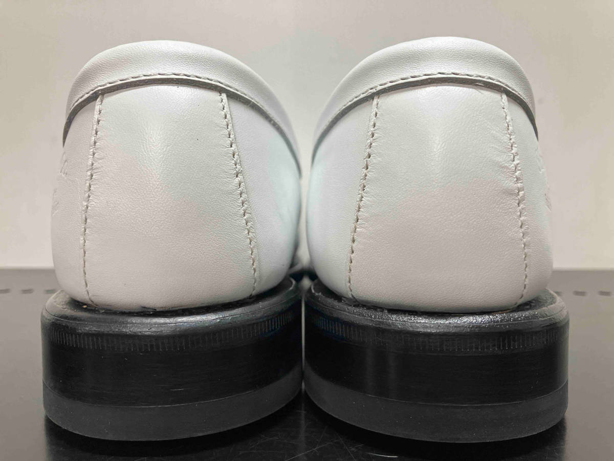 REGAL Shoe＆Co. リーガルシューアンドコー コインローファー 本革 レディース 24.0cm ホワイト_画像4