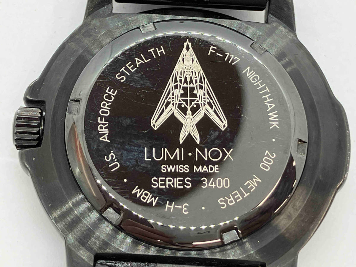 LUMINOX ルミノックス SERIES3400 F-117 クォーツ ベルト劣化 腕時計の画像8