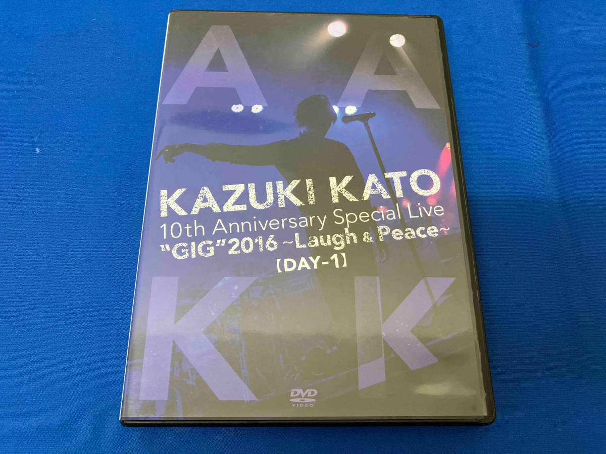 DVD Kazuki Kato 10th Anniversary Special Live 'GIG'2016~Laugh&Peace~ALL ATTACK KK【DAY-1】_画像1