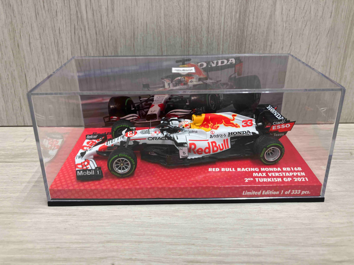 最高の品質 RACING BULL RED MINICHAMPS HONDA 2021 GP TURKISH RB16B