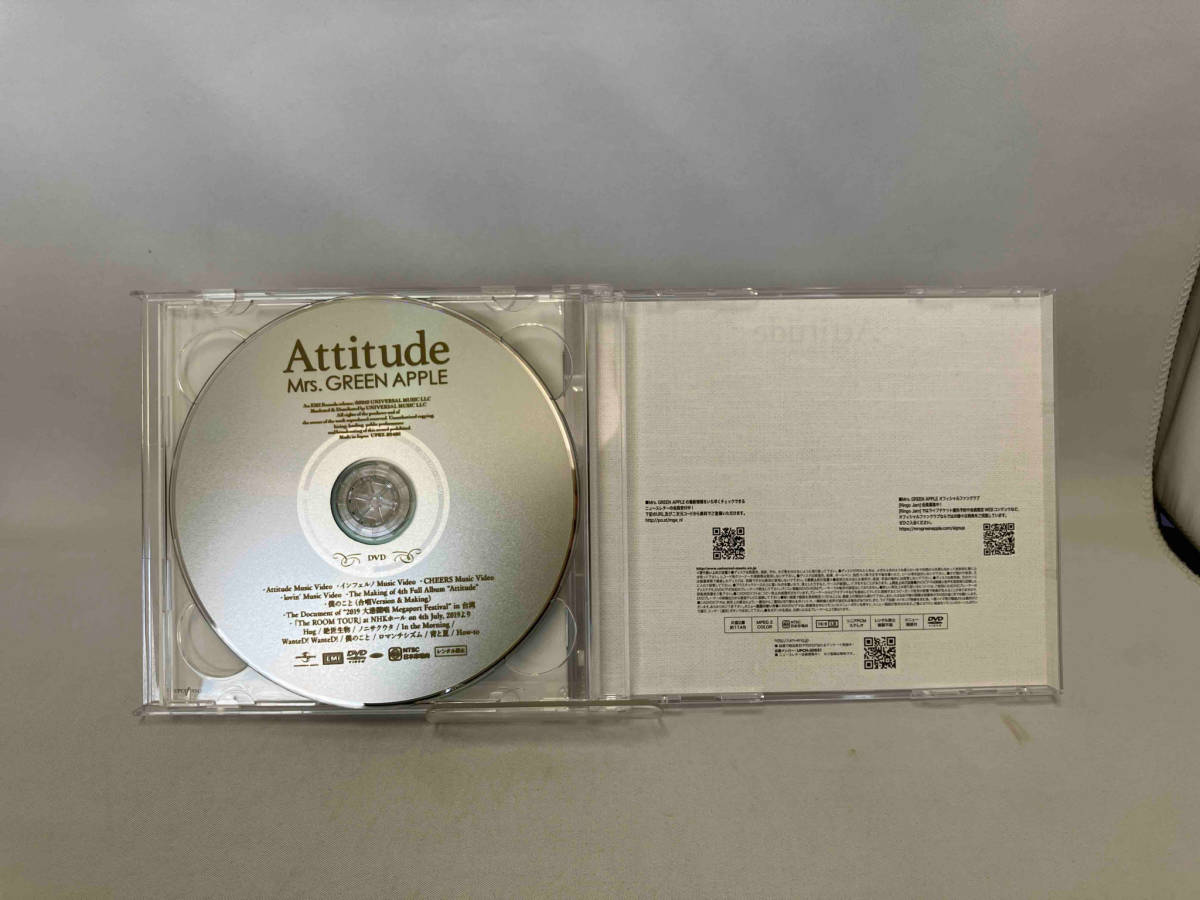 Mrs.GREEN APPLE CD Attitude(初回限定盤)(DVD付)(ジャパニーズ
