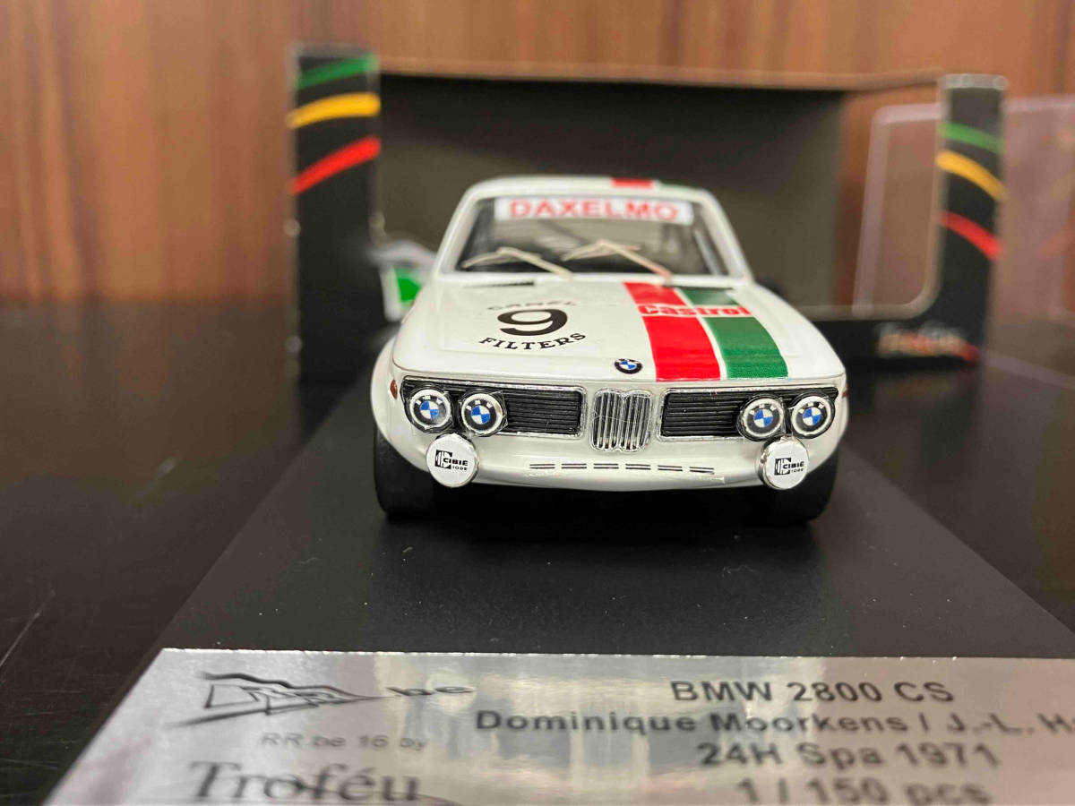 1/43 トロフュー BMW 2800 CS スパ・フランコルシャン #9 1971 150個限定 カストロール Castrol 24h Spa Trofeu_画像3