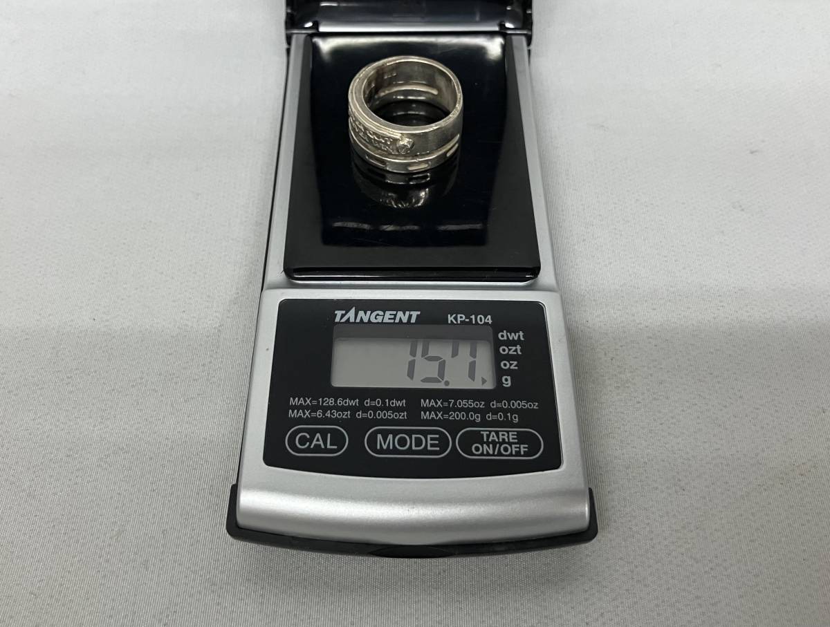 トップ ドクターモンロー DrMONROE 925 リング 18.5号15.7g シルバー 18号～