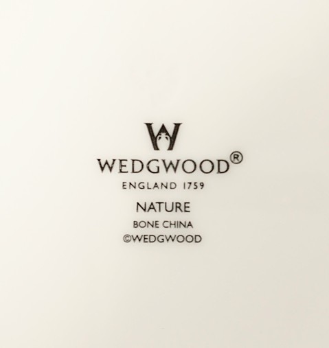 ウェッジウッド ボウル シリアルボウル ネイチャー 2客 ブランド食器 箱付き 白 ホワイト_画像7
