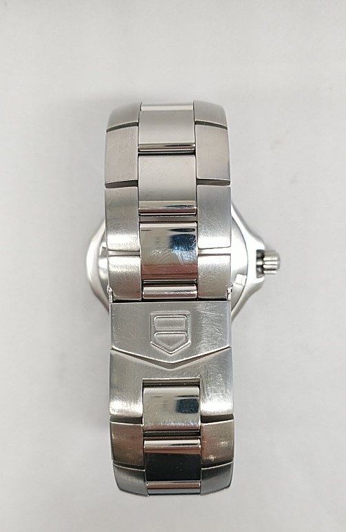 【1円スタート】タグ・ホイヤー TAG HEUER WL1112 PQ2001 キリウム プロフェッショナル 青文字盤 デイト 3針 クォーツ メンズ 腕時計の画像8