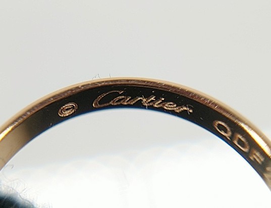Cartier トリニティ ブレスレット 最長約20.5cm 総重量約3.0g K18 ブランドアクセサリー 箱付 証明書付 QDF246 カルティエ 750 紐_画像5