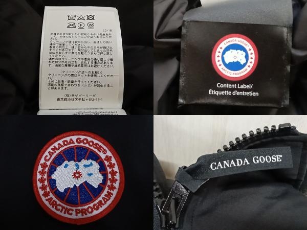 CANADA GOOSE カナダグース 3426MA／CHATEAU PARKA FUSION FIT ダウンジャケット メンズ Mサイズ ブラック ファー脱着可能_画像9