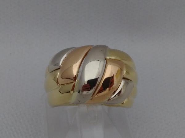 大人の上質 ゴールド K18 750刻印 店舗受取可 リング P.M 9.5g #15.5