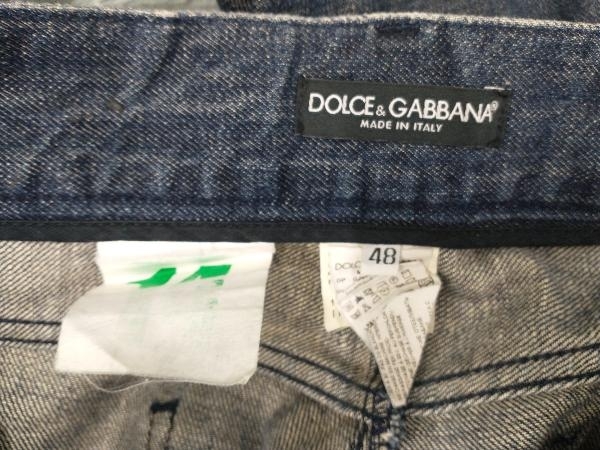 DOLCE ＆ GABBANA/ダメージジーンズ/デニムパンツ/イタリア製/インディゴ/ジップフライ/サイズ表記48/GZN9TD_画像6