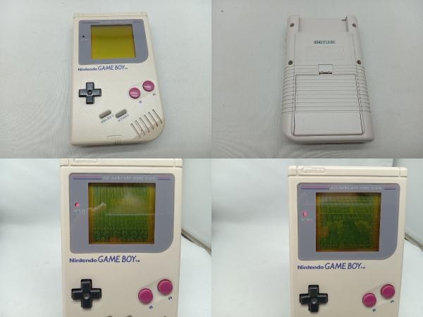 GAMEBOY ゲームボーイ DMG-01 箱あり 動作確認済み ゲームソフト5点付き-