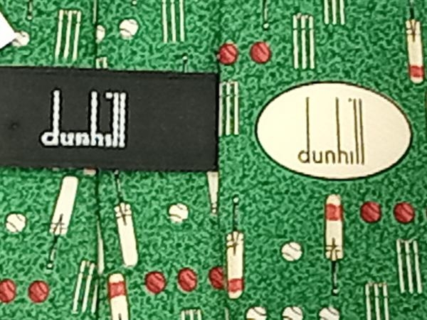 [ быстрое решение ]dunhill Dunhill / галстук / зеленый мяч / мелкие вещи 