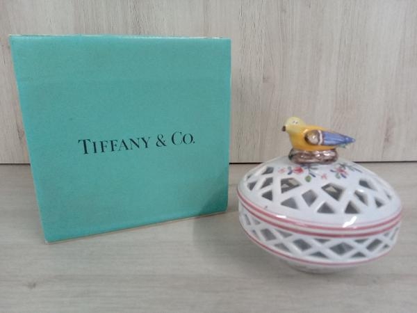 爆売り！ 鳥 バード 器 ハンドペインデッド ティファニー TIFFANY&Co