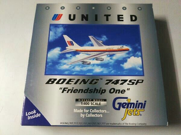 1/400 B747SP ユナイテッド航空 Friendship One N147UA Gemini Jets No.GJUAL044_画像1