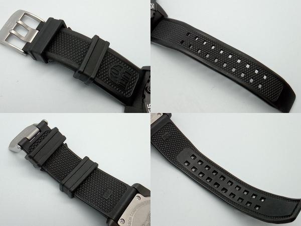 LUMINOX 腕時計 3500-1GBq H-3 LX-200 ブラック×ホワイト ルミノックスの画像6