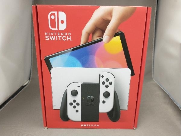 Nintendo Switch(有機ELモデル) Joy-Con(L)/(R) ホワイト(HEGSKAAAA)_画像1