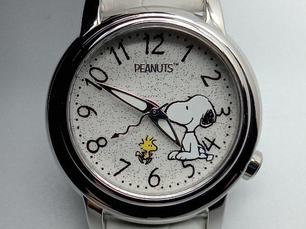 【100本限定生産】PEANUTS 腕時計 SN-1035C スヌーピー×ウッドストック ホワイト Limited Edition 084/100_画像2