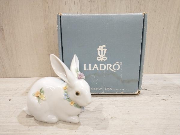 LLADRO リヤドロ 白うさぎ 置物