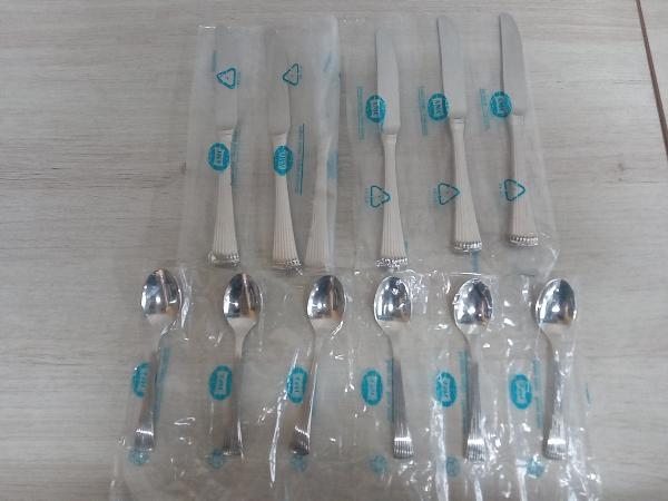 AMC 18/10 cutlery set 44 point set knife spoon Fork butter knife cutlery 