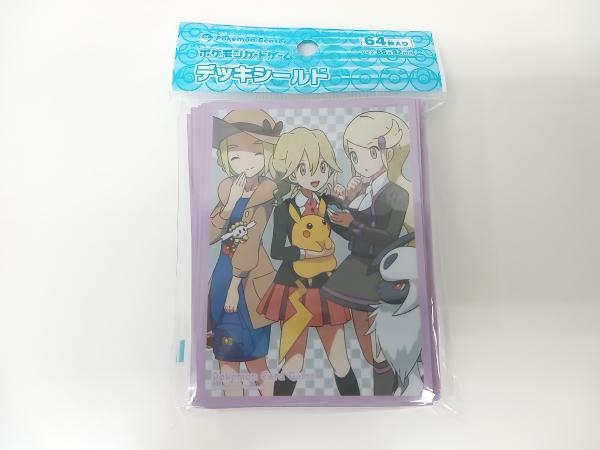 現状品 トレカ ポケモンカードゲーム デッキシールド KALOS GIRLS！ 63枚入り 店舗受取可_画像1