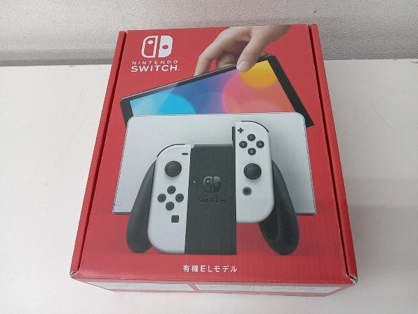 キズあり Nintendo Switch(有機ELモデル) Joy-Con(L)/(R) ホワイト(HEGSKAAAA)