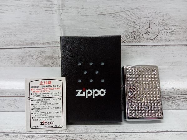 Zippo ジッポー DRESS CAMP LARK ドレスキャンプラーク SWAROVSKI スワロフスキー 2007年製 オイルなし 付属品は画像の物が全てですの画像1