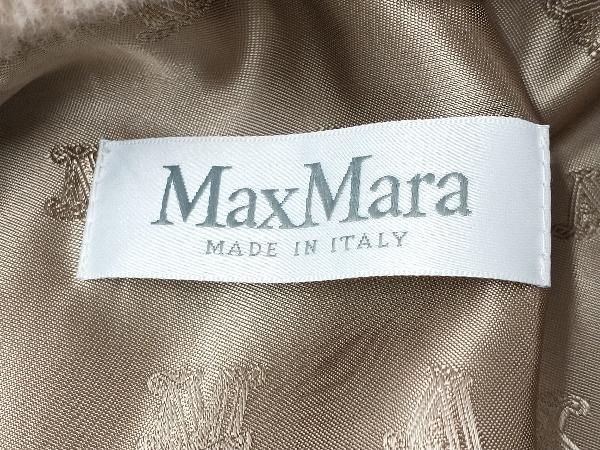 MAX MARA マックス マーラ テディベア ポンチョ ケープ ベージュ系_画像7