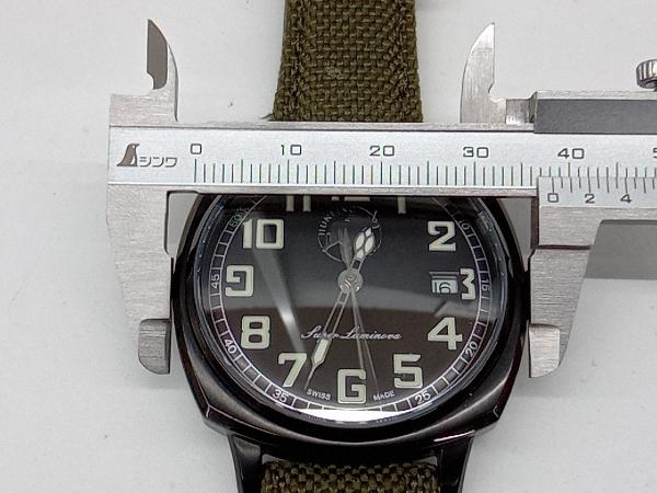 HUNTING WORLD ハンティング・ワールド HW-921 電池式 クォーツ デイト ブラック SWISS MADE メンズ腕時計 店舗受取可の画像6