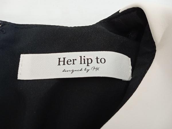 Her lip to ハーリップトゥ Costes Midi Dress 長袖 ワンピース ブラック サイズS 1214305096_画像6