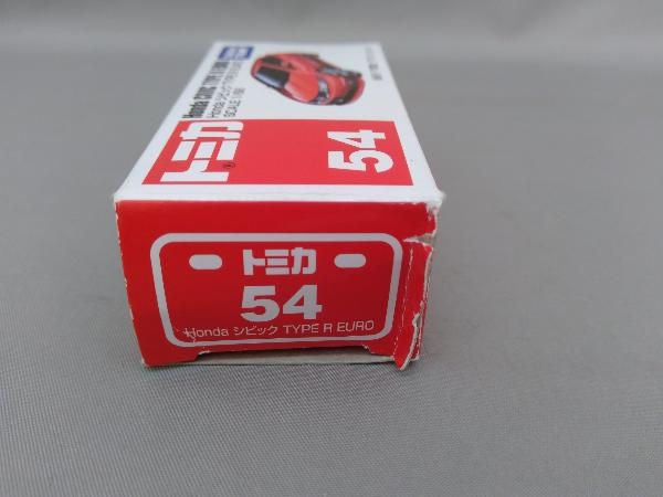 トミカ No.54 Honda シビック TYPE R EURO 赤箱 ロゴ白字 中国製 タカラトミー_画像4