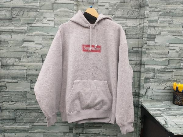 Supreme/シュプリーム/ inside out box logo hooded sweatshirt /パーカー/グレー/灰色/L