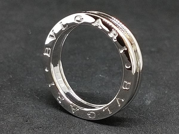 BVLGARI ブルガリ K18 18金 WG B-ZERO1 ビーゼロワン リング 指輪 ホワイトゴールド 7.8g #18 店舗受取可