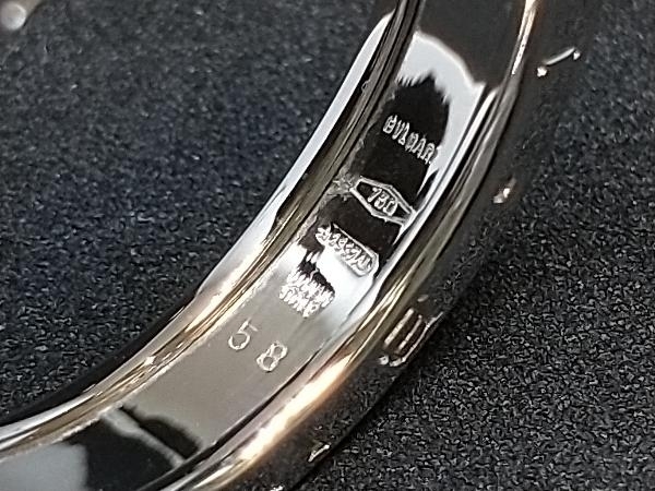 BVLGARI ブルガリ K18 18金 WG B-ZERO1 ビーゼロワン リング 指輪 ホワイトゴールド 7.8g #18 店舗受取可の画像3