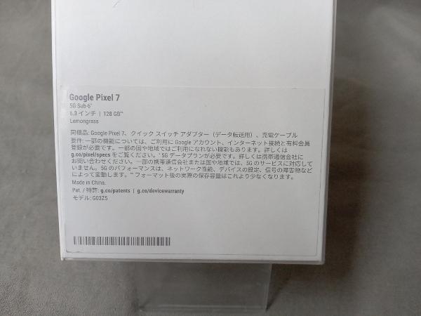 Android G03Z5 Pixel 7 128GB au　未使用品_画像3