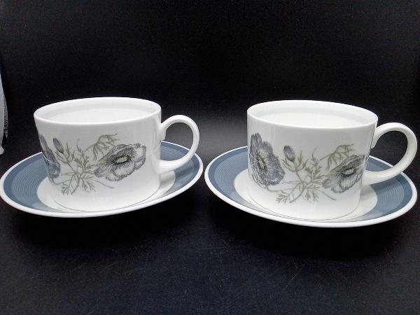 宅送] 2客セット グレンミスト カップ＆ソーサー WEDGWOOD Susie MIST