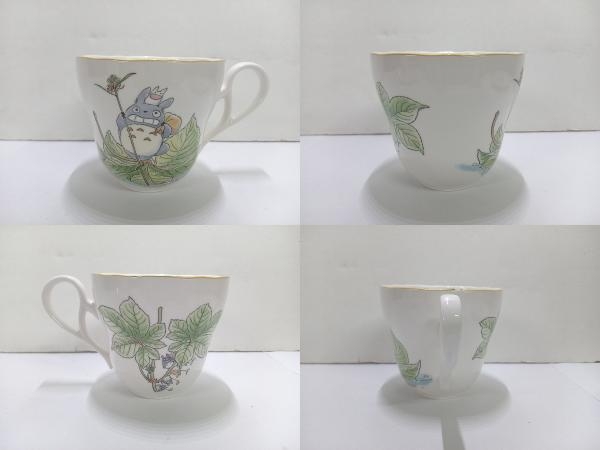 Noritake ノリタケ となりのトトロ カップ&ソーサー (キノコ・カナムグラ) 碗皿ペアーセット Y6785T/9432-26 付属品は画像の物が全てですの画像3