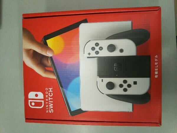 Nintendo Switch(有機ELモデル) Joy-Con(L)/(R) ホワイト(HEGSKAAAA)-