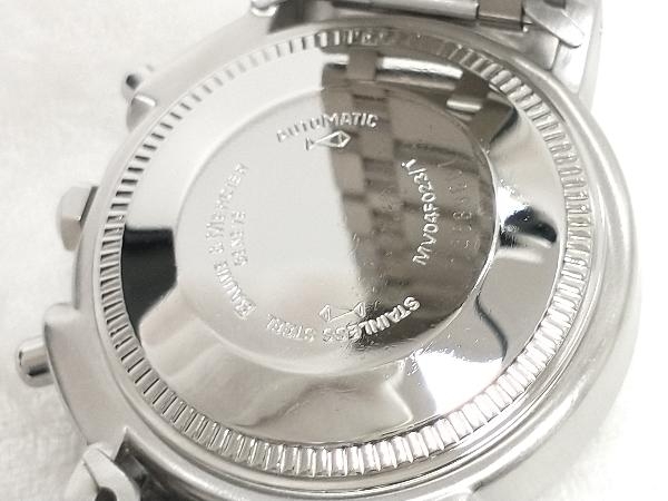 BAUME&MERCIER ボームメルシエ MV04F023 クロノグラフ 自動巻き SS ステンレス ホワイト文字盤 シルバー 腕時計 店舗受取可_画像5