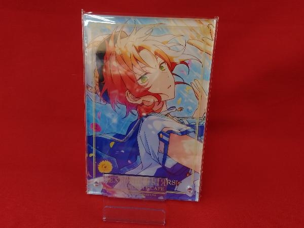 美品 あんさんぶるスターズ　月永レオ　アクリルシャドーボックス　アニメイトカフェ　4周年記念ケーキ特典_画像1