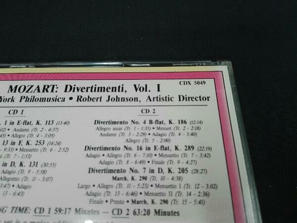 背表紙色あせあり Mozart(アーティスト) CD 【輸入盤】Mozart: Divertimenti Vol 1_画像7