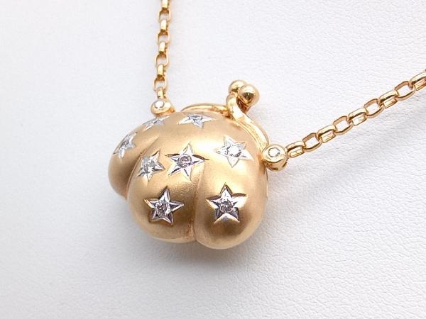 日本全国送料無料商品 特集 K18/ダイヤモンド0.41ct/60㎝ネックレス/シェルがま口/21.6g その他