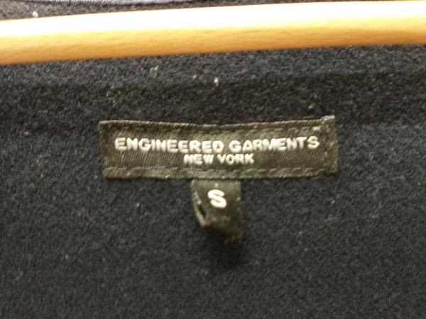 ENGINEERED GARMENTS エンジニアドガーメンツ シャツジャケット サイズS ダークネイビー 紺 毛100％ メンズ 冬_画像3