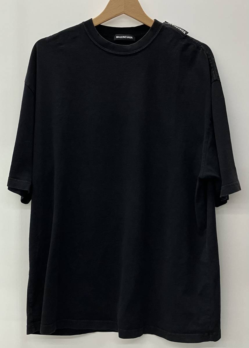 BALENCIAGA バレンシアガ Tシャツ 黒 ブラック コットン100% サイズM_画像1